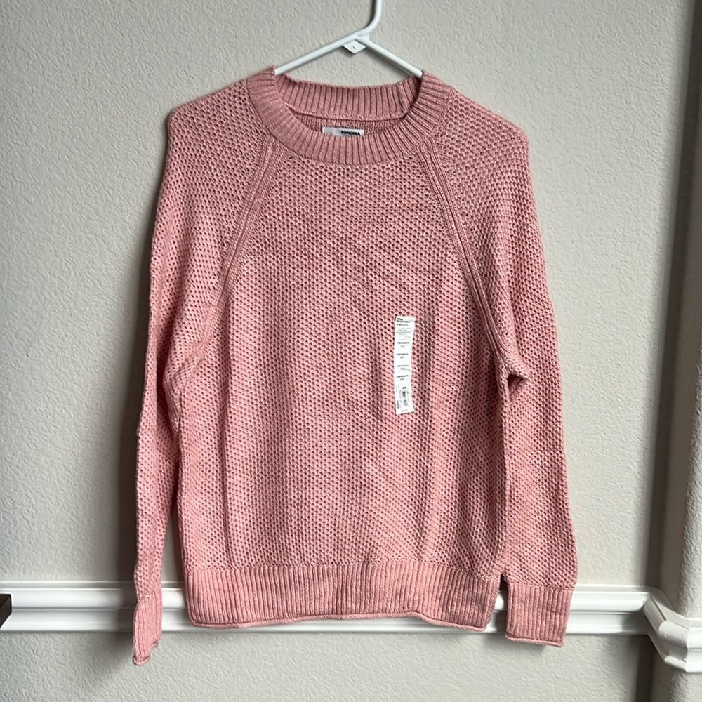 Pink sweater - size x- small nwt